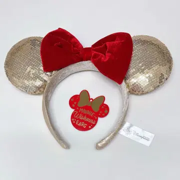 홍콩 디즈니 한정판 크리스마스 미니 마우스 머리띠
