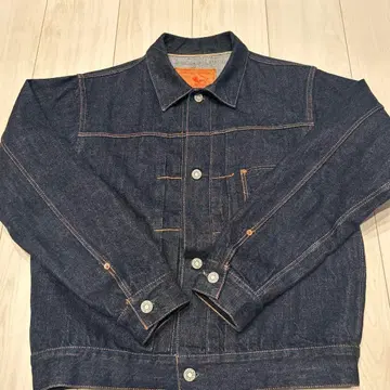 [ 다크 네이비 ] 페로우즈 Lot 510 1st 데님 자켓 w38