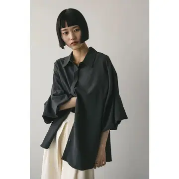 STYLE MIXER 뉴앙스 턱 슬리브 셔츠