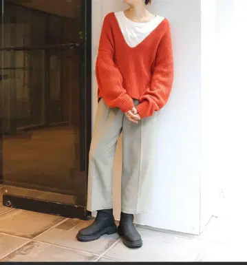 Ungrid V넥 크루즈 니트