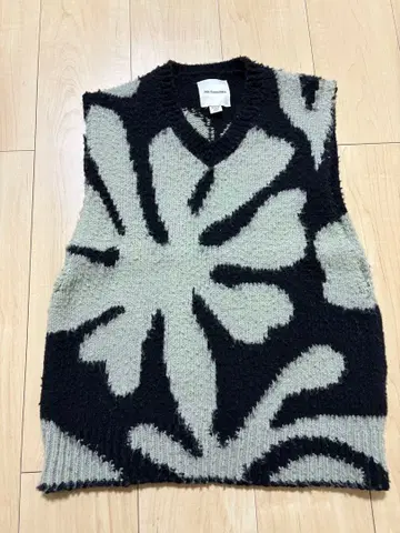 [ ZARA ] 플로럴 인터샤 베스트 S-M