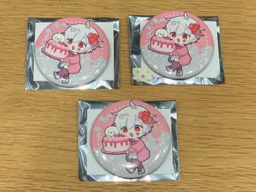 캐릭터 캔뱃지 3개 세트