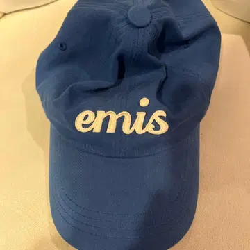 emis 자수 로고 야구 모자 파랑