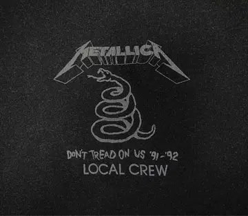 METALLICA 90s vintage T-sh 블랙 앨범 스네이크