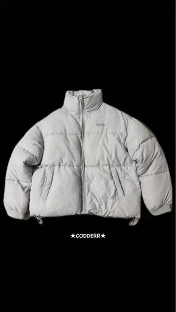 라이트 그레이 다운 자켓 M 사이즈