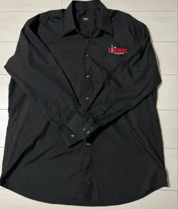 BOSS 블랙 긴팔 셔츠 남성용