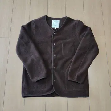 RNA 브라운 플리스 자켓 버튼 포함