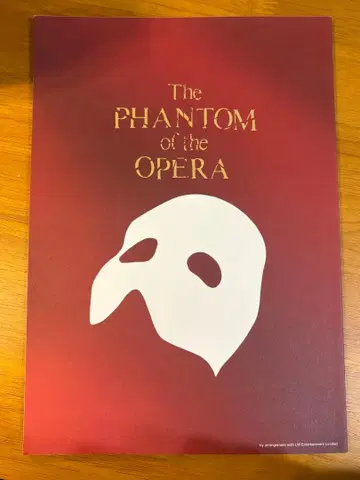 오페라의 유령 후쿠오카 2025 팜플렛, 쇼핑백 포함