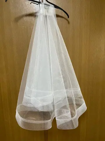 juno 웨딩 베일 숏 빗 포함