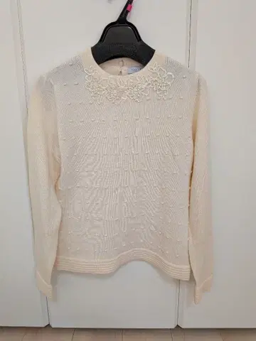 오스틴 리드 AUSTIN REED 크림색 긴팔 니트 스웨터