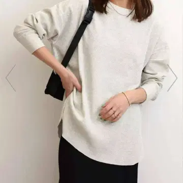 TC 와플 오버 사이즈 롱 슬리브 티셔츠