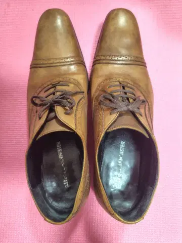 가죽 비즈니스 슈즈 브라운