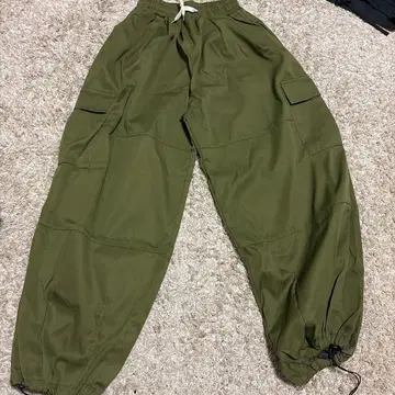 카고 팬츠 올리브 그린