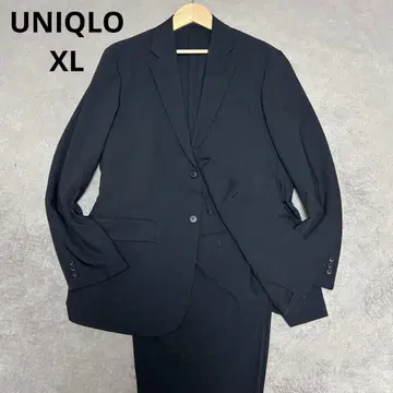 UNIQLO 유니클로 다크 네이비 남성용 비즈니스 감동 수트 상하의 셋업