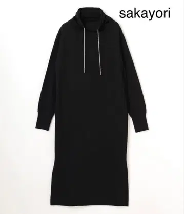 새상품급 sakayori 38 사카요리 블랙 롱 원피스