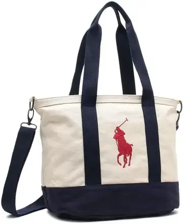 폴로 랄프로렌 토트백 BIG PONY 코튼 숄더