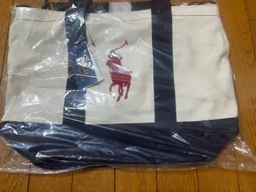 미사용 새상품 [폴로 랄프로렌] 토트 BIG PONY 코튼 숄더