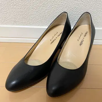 [미사용에 가까움] 오데트 에 오딜 펌프스 가죽 블랙 관혼상제