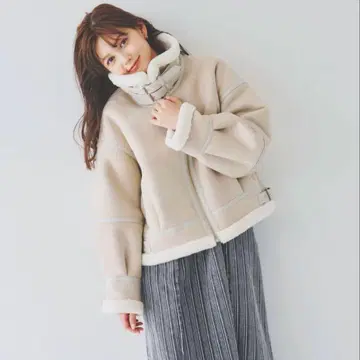 dazzlin 보아 숏 컴팩트 블루종