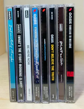 oasis 오아시스 수입반 일본 국내반 CD 앨범 묶음 판매 세트 베스트