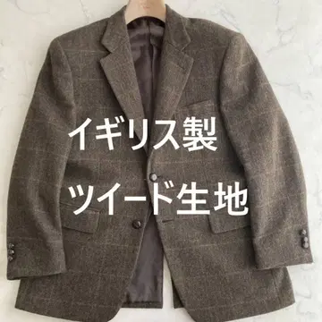 [ M 상당 ] Golden Plover 스코틀랜드제 울 트위드 자켓