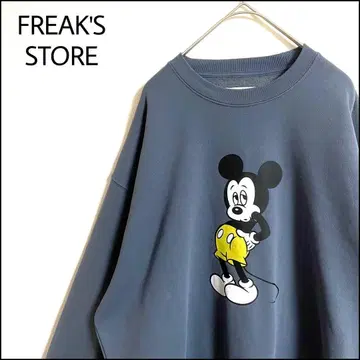 FREAK'S STORE 맨투맨 디즈니 파랑 오버 사이즈
