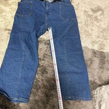 GRIP SWANY 인디고 카고 데님 팬츠 L 사이즈