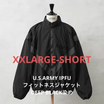 U.S.ARMY IPFU 피트니스 자켓 DEEP BLACK 염색