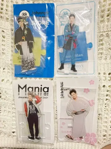 Snow Man 이와모토 테루 아크릴 스탠드 4개 세트