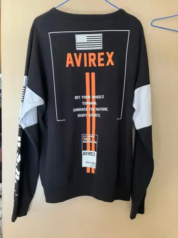 AVIREX SWITCHING VARSITY 크루넥 맨투맨