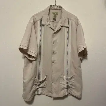 TRADER BAY 스트라이프 반팔 셔츠 XXL