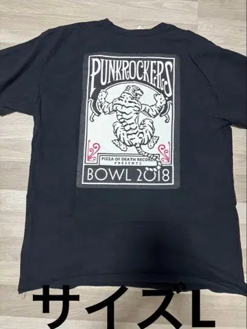 PUNKROCKERS BOWL 2018 티셔츠 L 사이즈