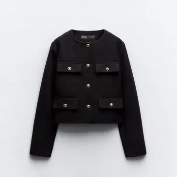 ZARA 플랩 크롭 자켓