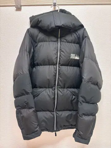 FIRST DOWN/퍼스트 다운 폴리립 후드 다운