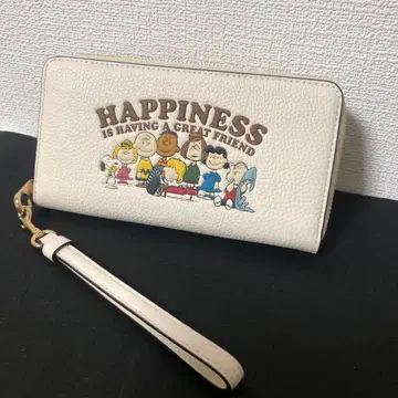 스누피 장지갑 화이트