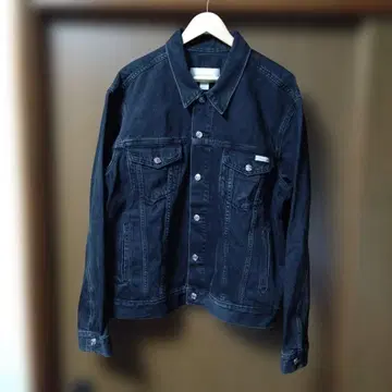 Calvin Klein Jeans 블랙 데님 자켓