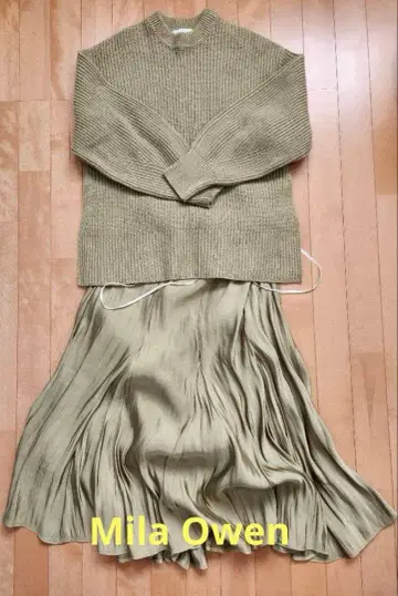 미라 오웬 셋업 니트 스커트 MilaOwen