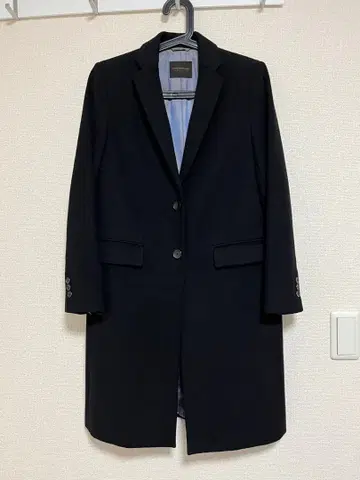 TOMORROW LAND 체스터 코트 블랙