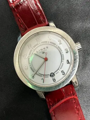 LINKS of LONDON 손목시계 화이트/레드