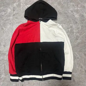 HUF 컬러 블록 후드티 M 사이즈
