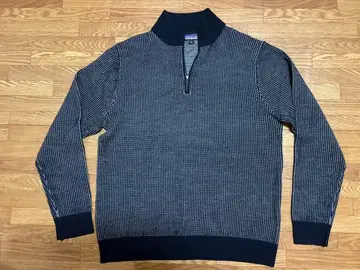 파타고니아 버즈아이 하프 지퍼 니트 M 파타고니아 빈티지