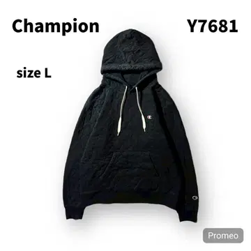 [ 즉시 구매 OK ] champion 후드티 후디 사이즈 L 블랙