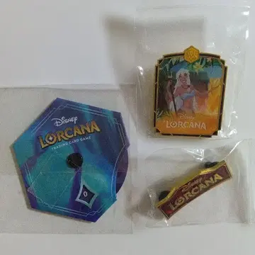 롤카나 핀 배지 로고 빨간색 키다 아틀란티스인 로아 카운터 3종 세트