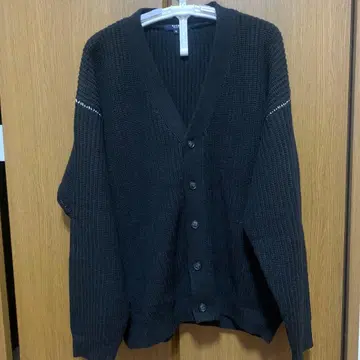 beams 빔즈 beams heart 가디건 니트 블랙