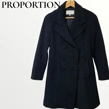 proportionbodydressing 체스터 코트 블랙 M