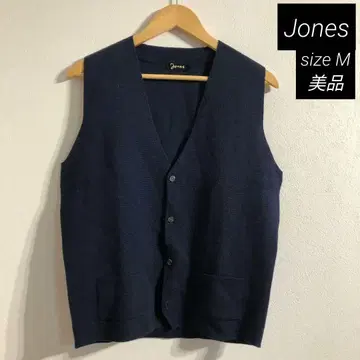 Jones 버튼 베스트 여성용 구제 의류 vintage
