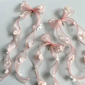 포니 후크 리본 hanamurubi