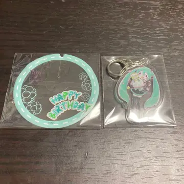 하츠네 미쿠 그래프 아트 아크릴 키링