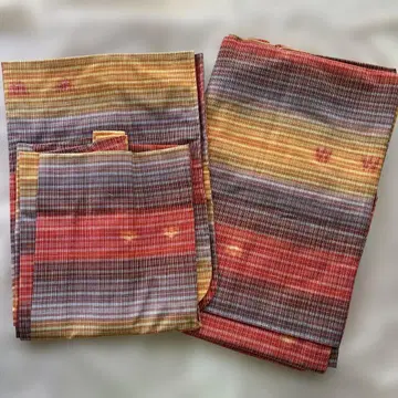 미사용 새상품 울 기모노 겉옷 세트