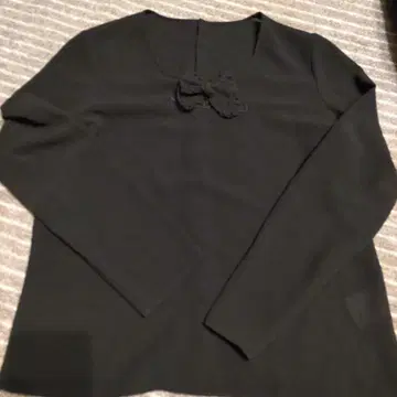 잉게보그 긴팔 셔츠 블라우스 블랙 프리 사이즈 새상품급